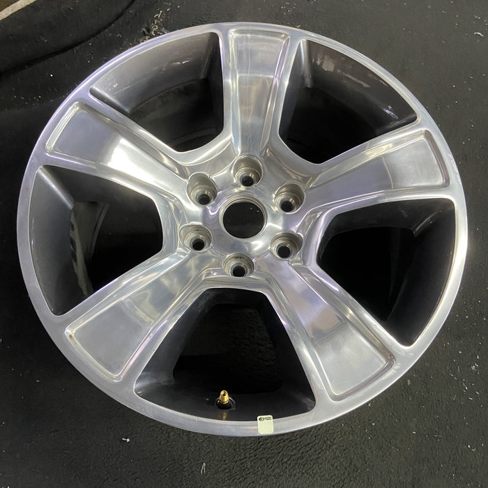 20" DODGE 1500 PICKUP 19-21 , 20x9, , 5 spoke, opt WRF Original OEM Wheel Rim - Side Profile