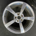 19" CORVETTE 08 19x10 , 5 single spoke, polished Original OEM Wheel Rim - Angle View