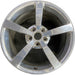 19" CORVETTE 08 19x10 , 5 single spoke, polished Original OEM Wheel Rim - Front View