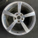 19" CORVETTE 08 19x10 , 5 single spoke, polished Original OEM Wheel Rim - Angle View