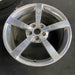 19" CORVETTE 08 19x10 , 5 single spoke, polished Original OEM Wheel Rim - Side Profile