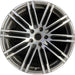21" PORSCHE CAYENNE 15-18 21x10 alloy 20 spoke inlay Original OEM Wheel Rim - Front View