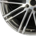21" PORSCHE CAYENNE 15-18 21x10 alloy 20 spoke inlay Original OEM Wheel Rim - Back View