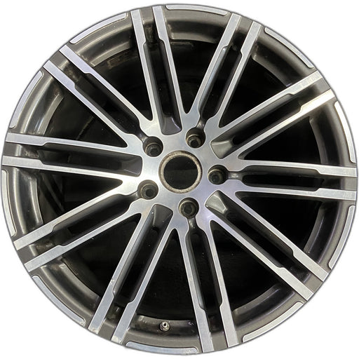 21" PORSCHE CAYENNE 15-18 21x10 , 20 spoke, inlay Original OEM Wheel Rim - Front View