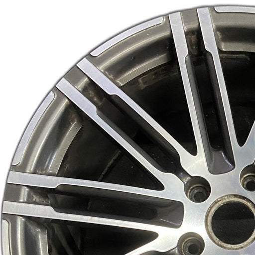 21" PORSCHE CAYENNE 15-18 21x10 alloy 20 spoke inlay Original OEM Wheel Rim - Angle View