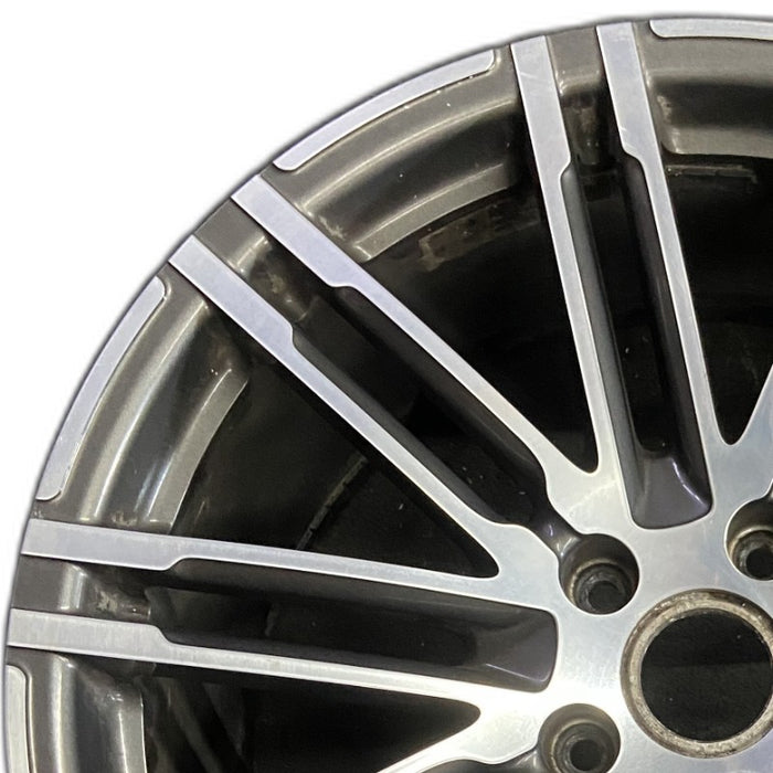 21" PORSCHE CAYENNE 15-18 21x10 alloy 20 spoke inlay Original OEM Wheel Rim - Angle View