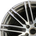 21" PORSCHE CAYENNE 15-18 21x10 alloy 20 spoke inlay Original OEM Wheel Rim - Angle View