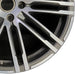 21" PORSCHE CAYENNE 15-18 21x10 alloy 20 spoke inlay Original OEM Wheel Rim - Close-Up Detail