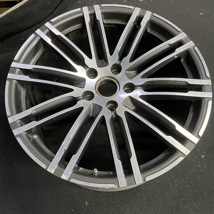 21" PORSCHE CAYENNE 15-18 21x10 alloy 20 spoke inlay Original OEM Wheel Rim - View 7