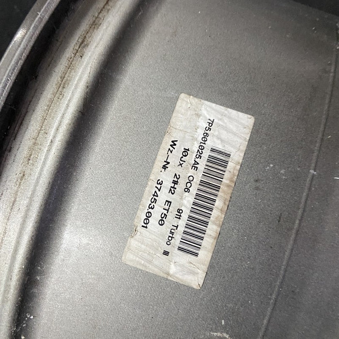 21" PORSCHE CAYENNE 15-18 21x10 alloy 20 spoke inlay Original OEM Wheel Rim - View 9