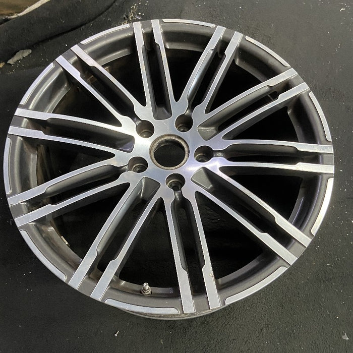 21" PORSCHE CAYENNE 15-18 21x10 alloy 20 spoke inlay Original OEM Wheel Rim - View 7