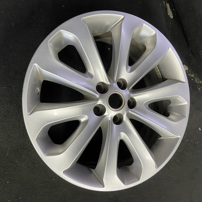 20" RANGE ROVER 13-17 , 20x8.5, , shadow chrome Original OEM Wheel Rim - Side Profile