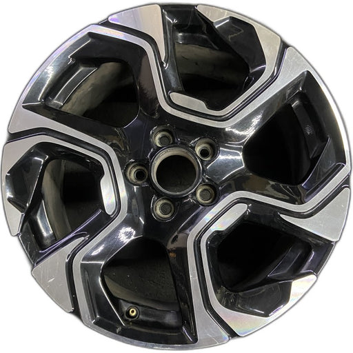 18" CR-V 17-19 18x7.5 alloy machined face black Touring Original OEM Wheel Rim - Front View