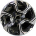 18" CR-V 17-19 18x7.5 , black Original OEM Wheel Rim - Front View