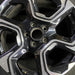 18" CR-V 17-19 18x7.5 alloy machined face black Touring Original OEM Wheel Rim - Angle View
