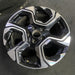 18" CR-V 17-19 18x7.5 , black Original OEM Wheel Rim - Side Profile