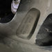 18" CR-V 17-19 18x7.5 , black Original OEM Wheel Rim - Back View