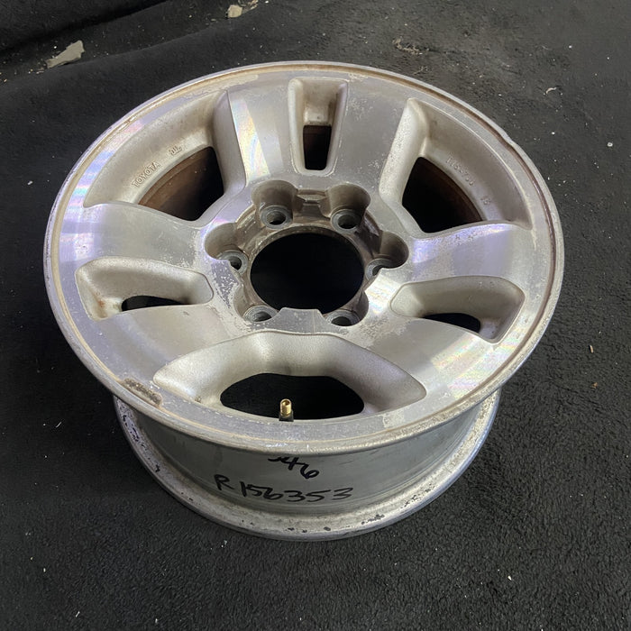 15" 4 RUNNER 96-02 15x7, alloy Original OEM Wheel Rim - Side Profile