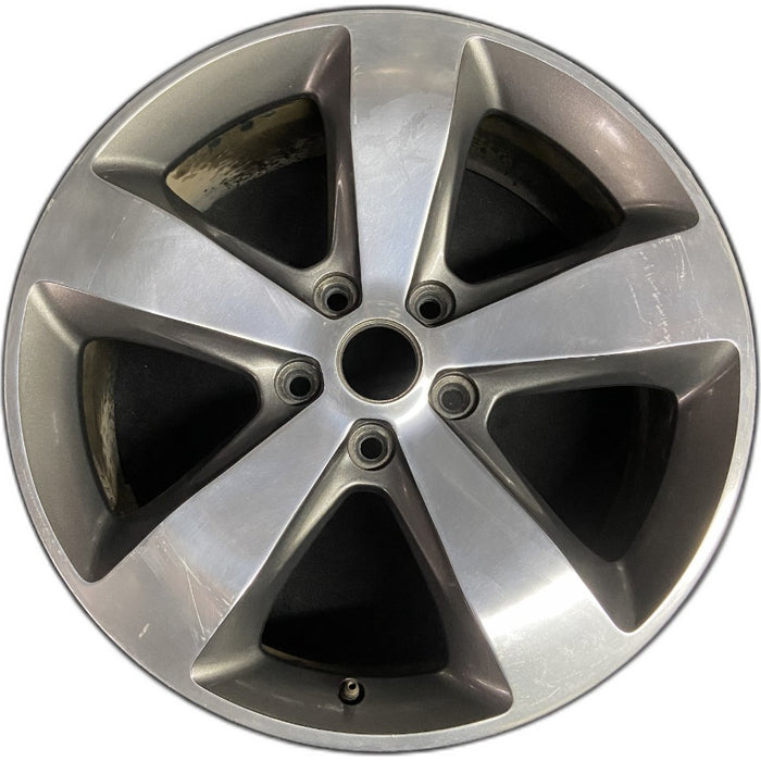 20" GRAND CHEROKEE 14-15 20x8 5 spoke polished with pockets opt WRD gray - Front View