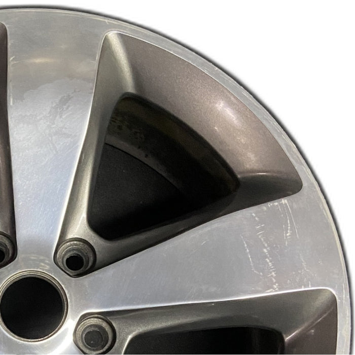 20" GRAND CHEROKEE 14-15 20x8 5 spoke polished with pockets opt WRD gray - Side Profile