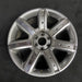 22" ESCALADE 15-20 22x9, 7 spoke, single, silver with chrome inserts, opt Q7L - Angle View