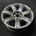 22" ESCALADE 15-20 22x9, 7 spoke, single, silver with chrome inserts, opt Q7L - Close-Up Detail