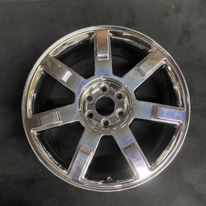 22" ESCALADE 07-08 22x9 7 spoke Original OEM Wheel Rim - Front View