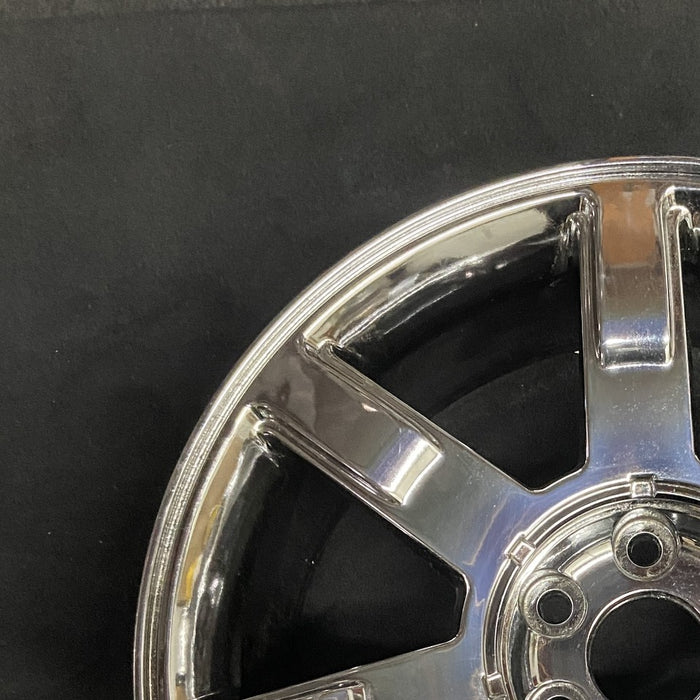 22" ESCALADE 07-08 22x9 7 spoke Original OEM Wheel Rim - Side Profile