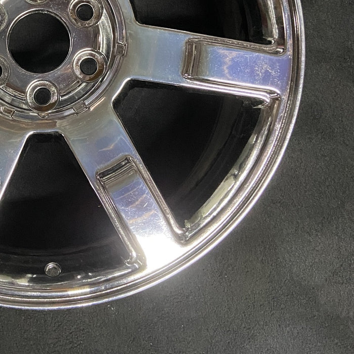 22" ESCALADE 07-08 22x9 7 spoke Original OEM Wheel Rim - Back View
