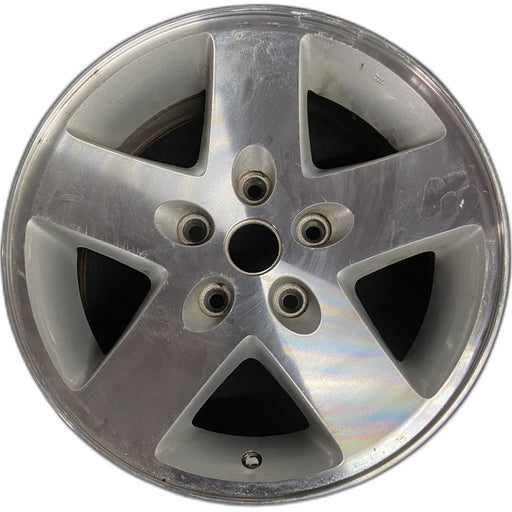17" WRANGLER 07-08 17x7.5, machined finish Original OEM Wheel Rim - Front View