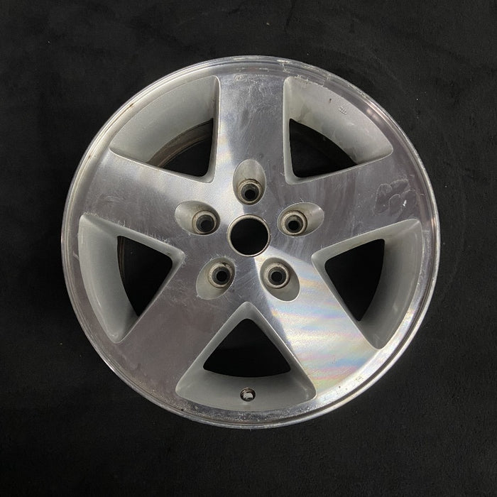17" WRANGLER 07-08 17x7.5 machined finish Original OEM Wheel Rim - Front View