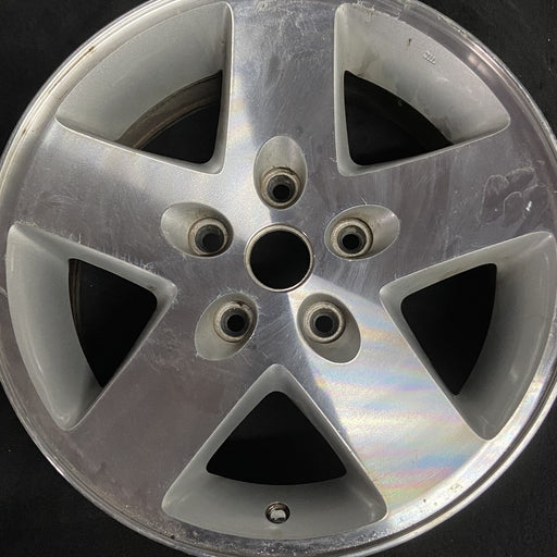 17" WRANGLER 07-08 17x7.5 machined finish Original OEM Wheel Rim - Angle View