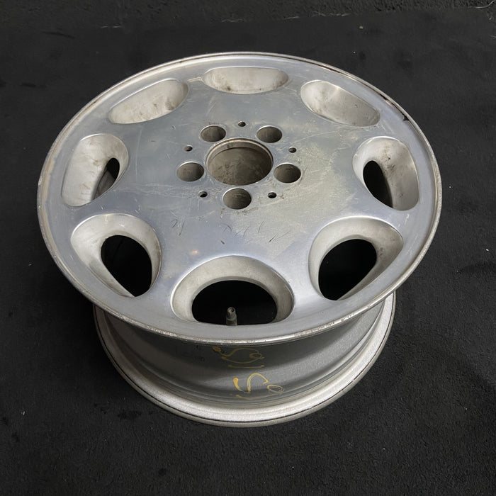 16" MERCEDES S-CLASS 95 140 Type, S350D, 16x8 Original OEM Wheel Rim - Side Profile