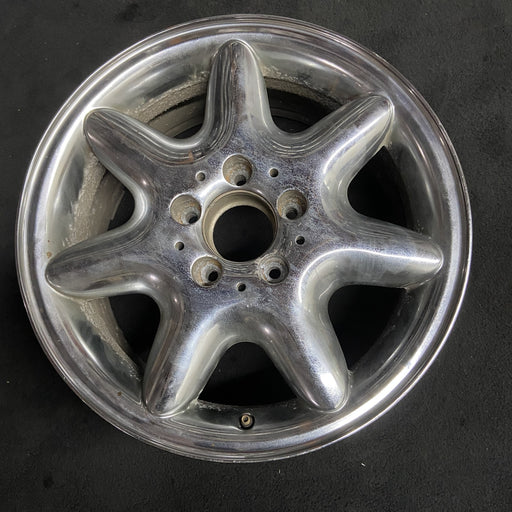 16" MERCEDES C-CLASS 01 203 Type; C240, 16x7, Original OEM Wheel Rim - Angle View