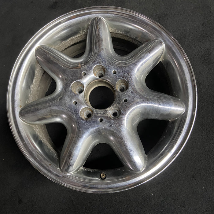 16" MERCEDES C-CLASS 01 203 Type; C240, 16x7, Original OEM Wheel Rim - Angle View