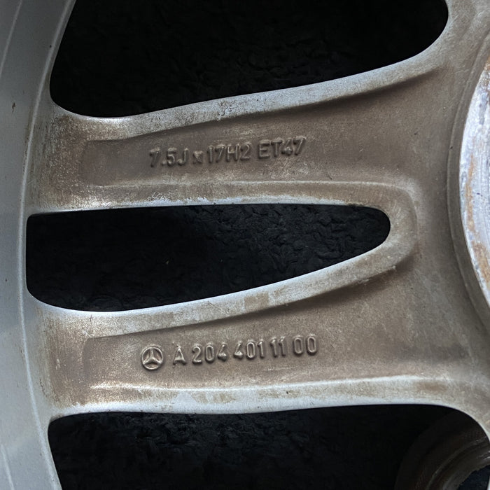 17" MERCEDES C-CLASS 12 204 Type; C250, 17x7.5, 10 spoke, w/o AMG; thin arched - View 9