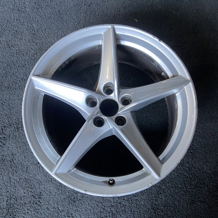 18" AUDI A5 18 18x8.5 , 5 spoke, twisted spoke Original OEM Wheel Rim - Additional View