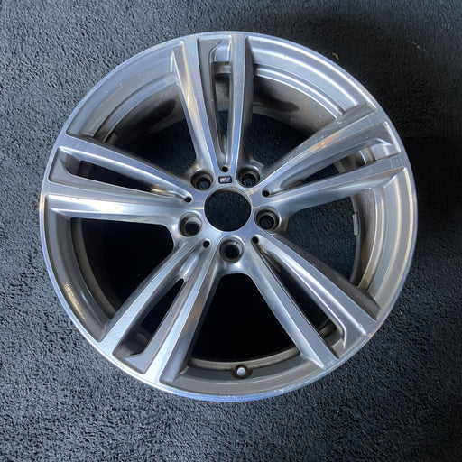 19" BMW 320i 14-15 19x8, 5 twin spokes Original OEM Wheel Rim - Additional View