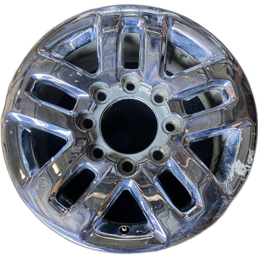18" SILVERADO 2500 PICKUP 15-19 18x8, aluminum, 10 spoke, opt PYV Original OEM - Front View
