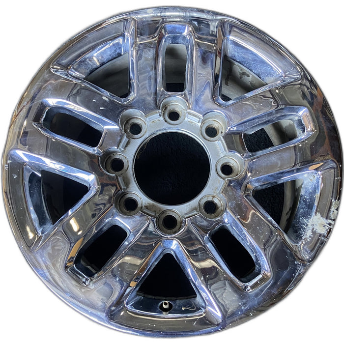 18" SILVERADO 2500 PICKUP 15-19 18x8, aluminum, 10 spoke, opt PYV Original OEM - Front View