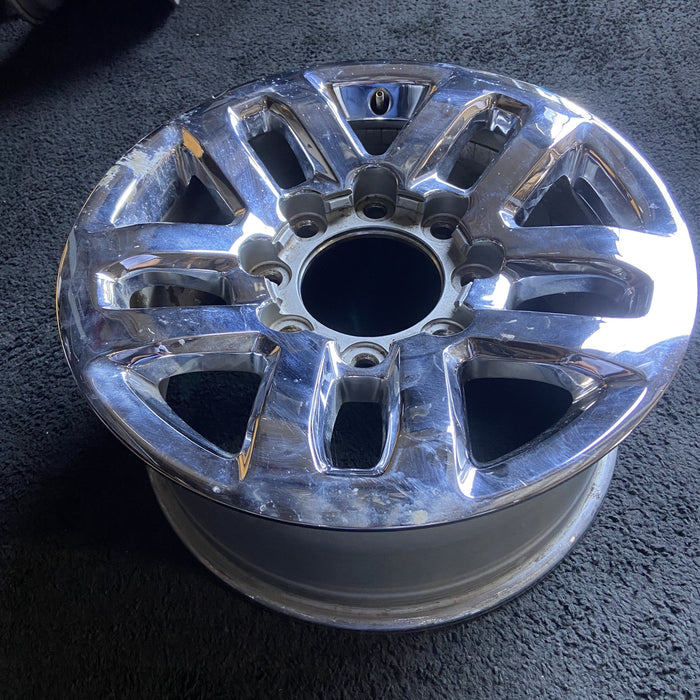 18" SILVERADO 2500 PICKUP 15-19 18x8, aluminum, 10 spoke, opt PYV Original OEM - View 8