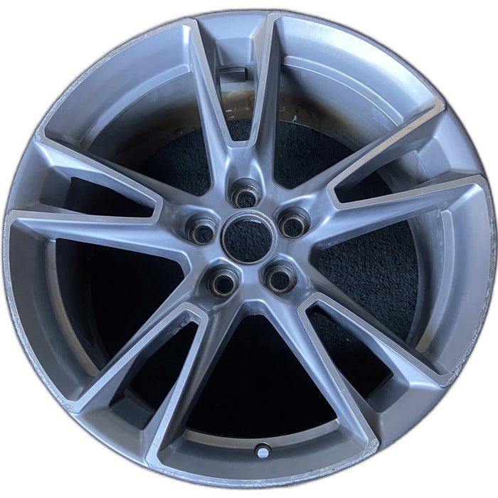20" CAMARO 19-24 20x8.5, 5 split spoke, machined face Original OEM Wheel Rim - Front View