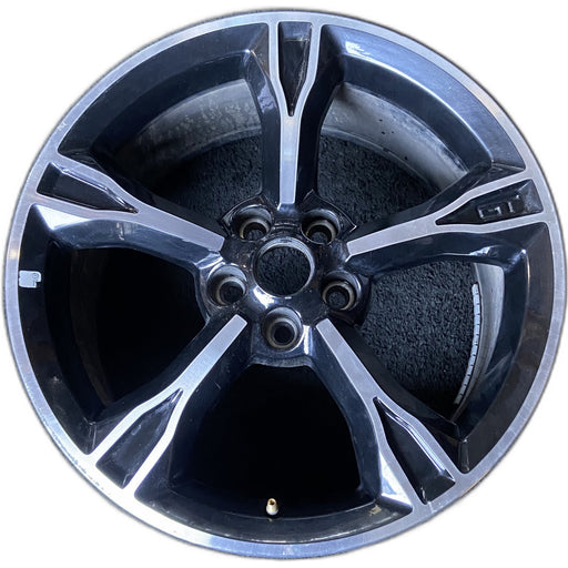 19" MUSTANG 16 19x8.5 , 5 spoke, Original OEM Wheel Rim - Front View