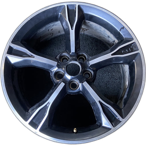 19" MUSTANG 16 19x8.5 , 5 spoke, Original OEM Wheel Rim - Front View