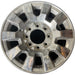 20" SIERRA 2500 PICKUP 17-18 20x8.5, 10 spoke, opt RQA Original OEM Wheel Rim - Front View