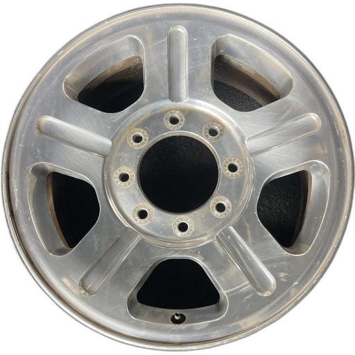 18" FORD F250SD PICKUP 05 18x8 , 5 spoke , aluminum Original OEM Wheel Rim - Front View