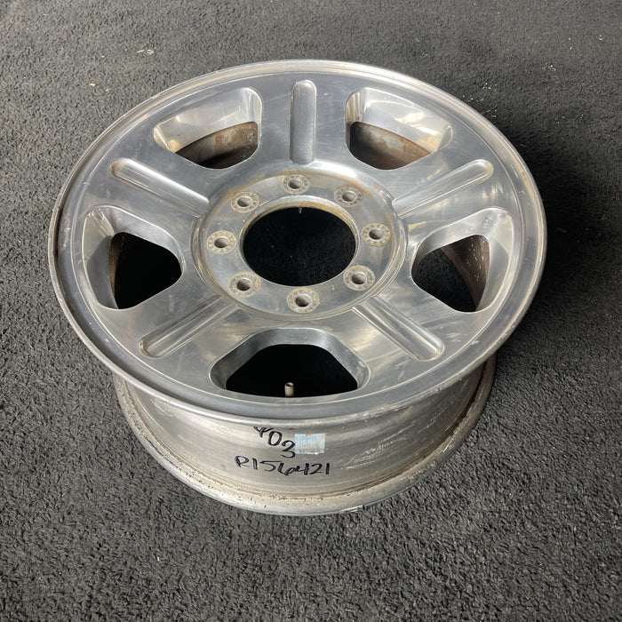 18" FORD F250SD PICKUP 05 18x8 , 5 spoke , aluminum Original OEM Wheel Rim - View 7