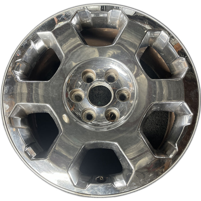 20" FORD F150 PICKUP 09-12 20x8.5, 6 spoke, chrome Original OEM Wheel Rim - Front View