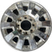 20" SIERRA 2500 PICKUP 17-18 20x8.5, 10 spoke, opt RQA Original OEM Wheel Rim - Front View