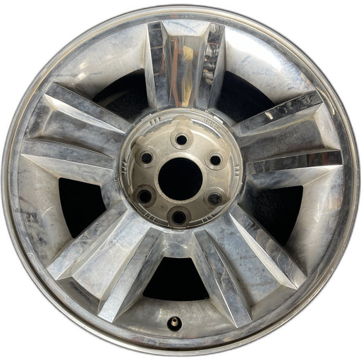 20" AVALANCHE 1500 09-10 20x8.5, 5 spoke, covered lug nuts, grooved spoke - Front View